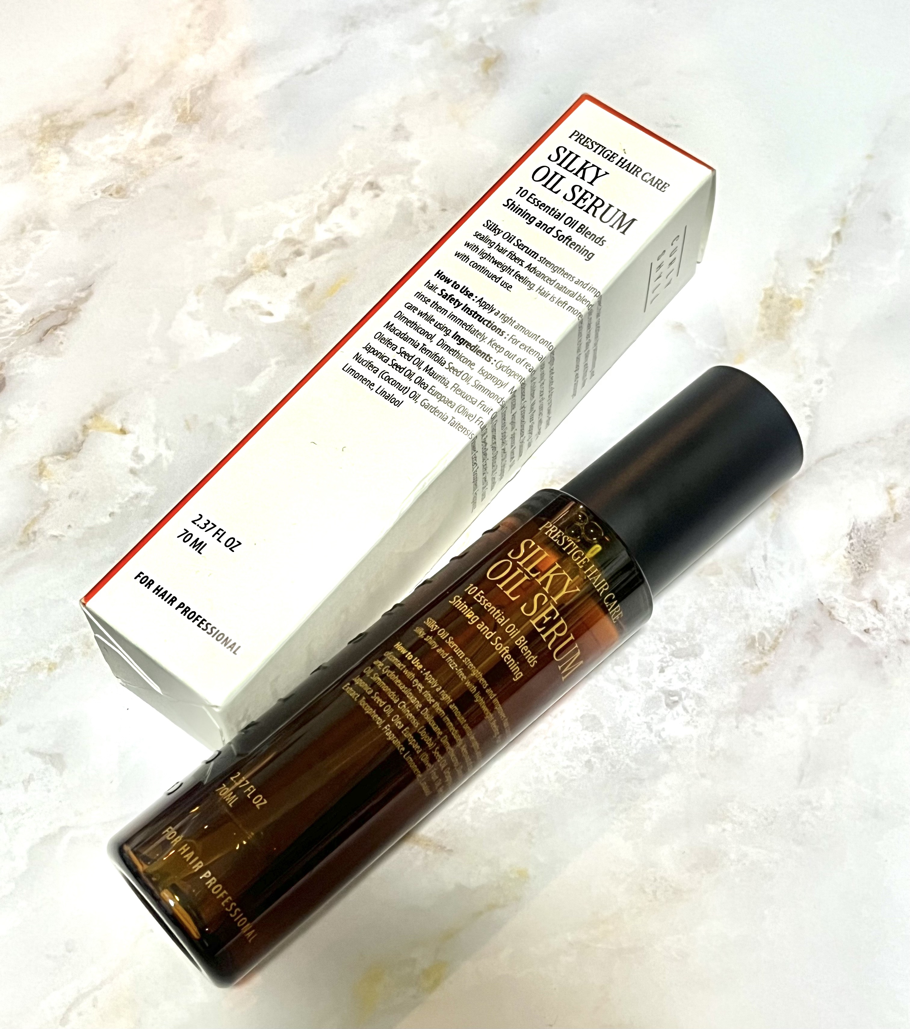 高級感のあるデザインのパッケージで、香りが良いです。ベ夕つかないのに髪がおさまってしっとりするのでお気に入りです。