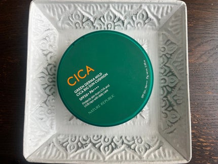 グリーンダーママイルドシカビックUVクッション/ネイチャーリパブリック/日焼け止めローションを使ったクチコミ(1枚目)