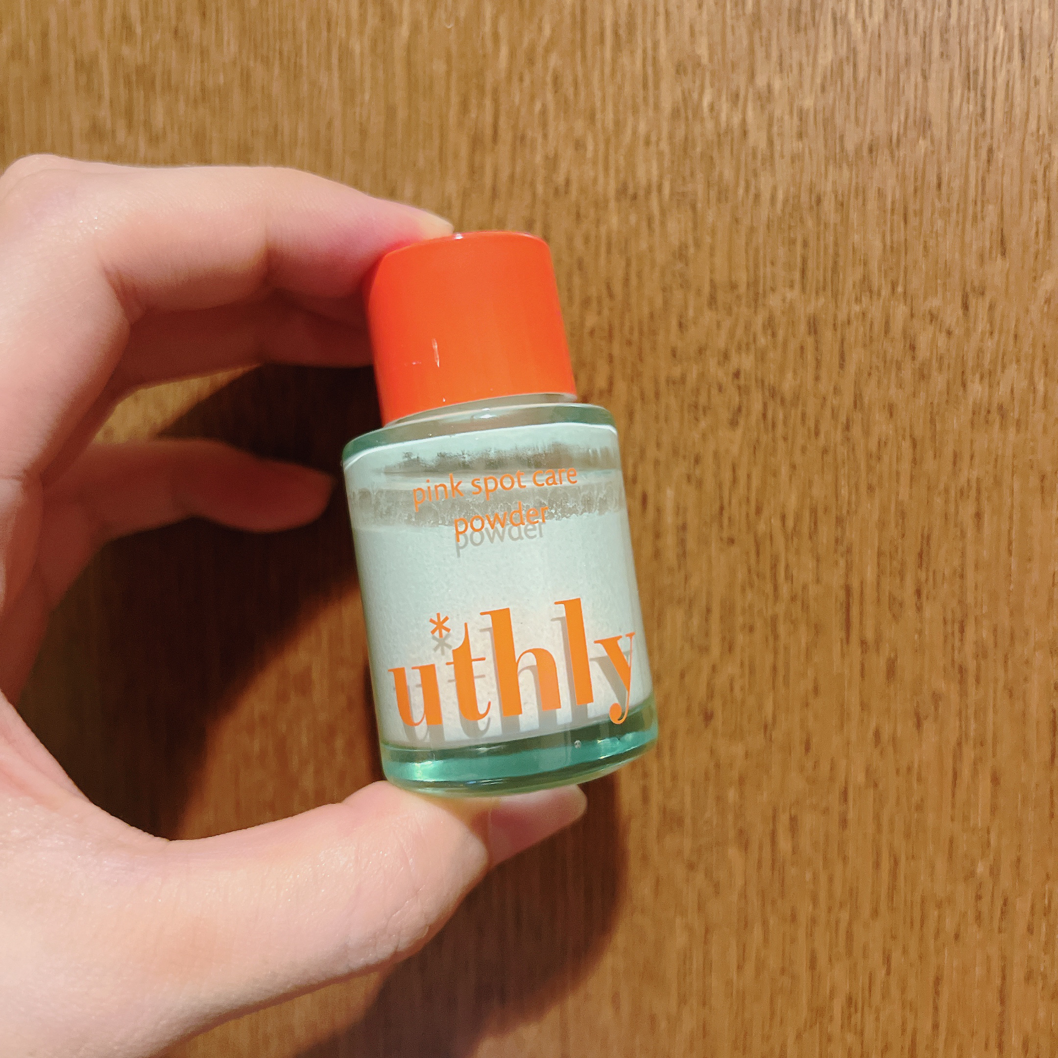 ピンクスポットケアパウダー/uthly/その他スキンケアを使ったクチコミ（2枚目）