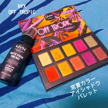 オフトロピック シャドウ パレット/NYX Professional Makeup/アイシャドウパレットを使ったクチコミ（1枚目）