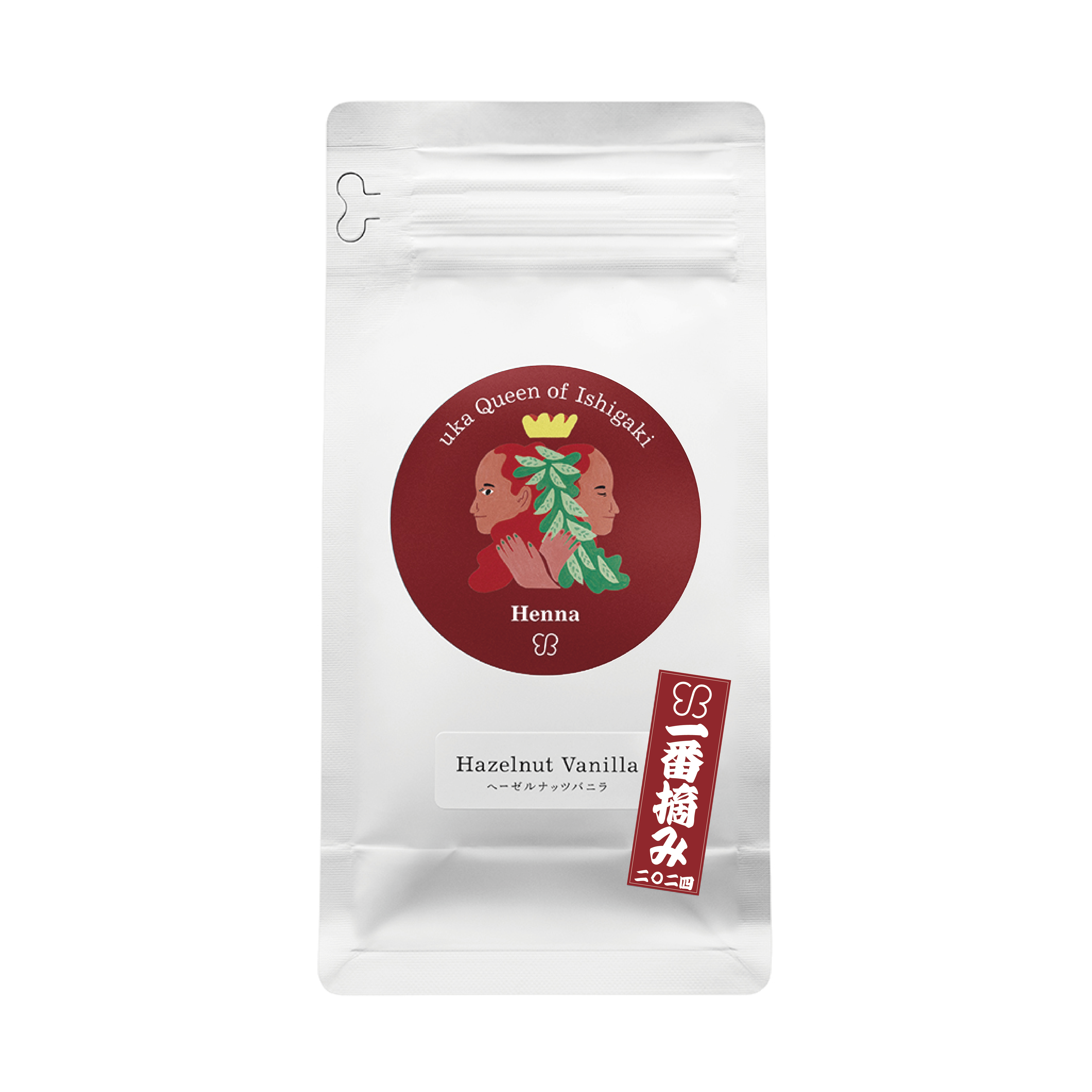 uka 一番摘み uka クイーンオブ石垣 ヘナ ヘーゼルナッツバニラ