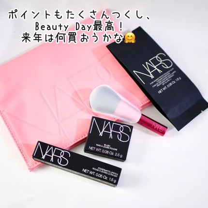 リップ&ブラッシュキット(パワーマットリップスティック101)/NARS/メイクアップキットを使ったクチコミ(6枚目)
