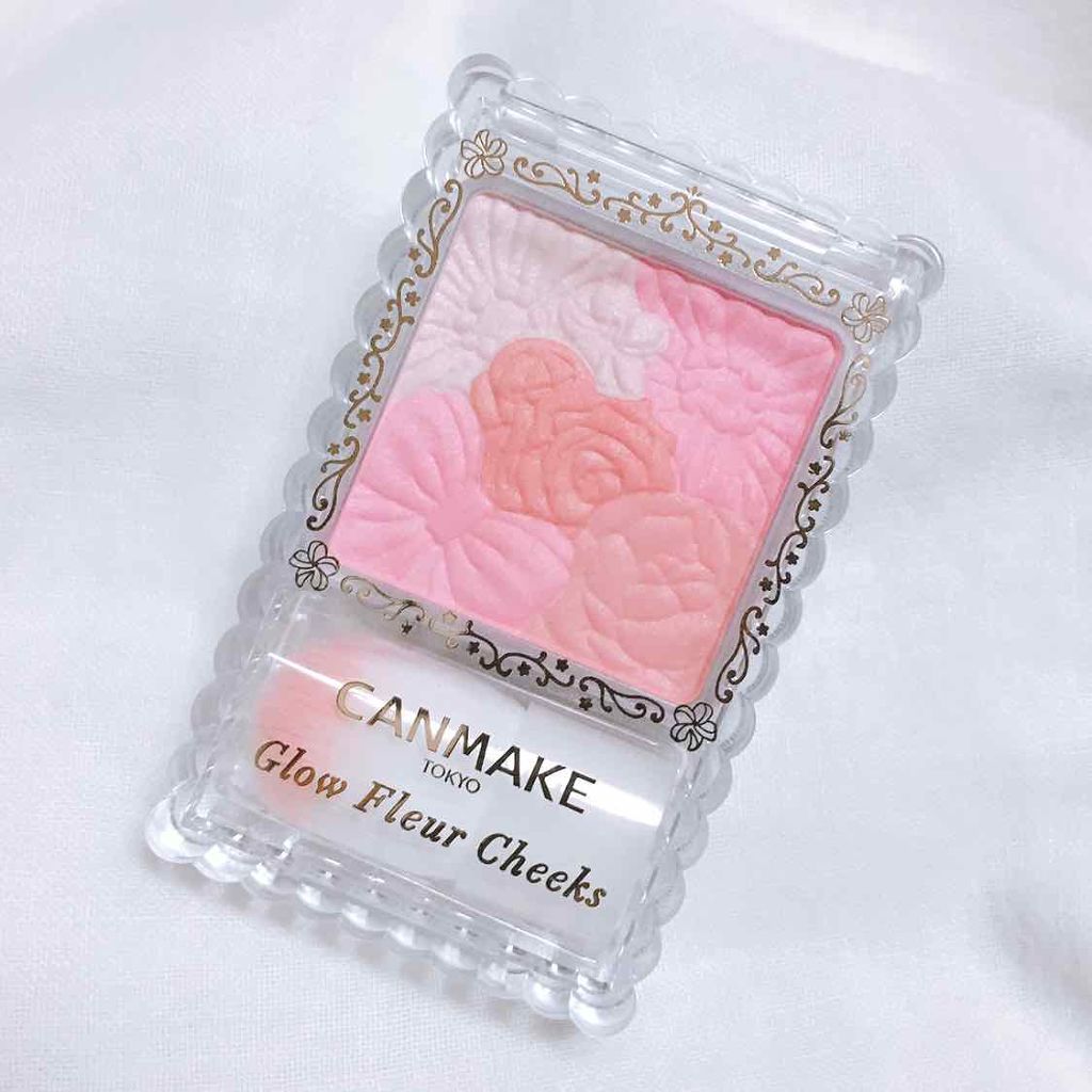 グロウフルールチークス/キャンメイク/パウダーチークを使ったクチコミ(1枚目)