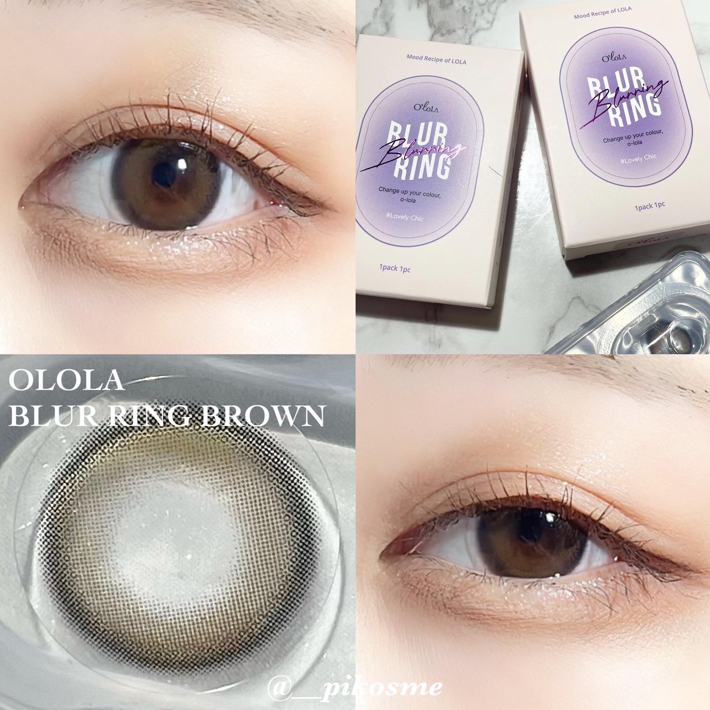 ブラーリング/OLOLA/カラーコンタクトレンズを使ったクチコミ（1枚目）