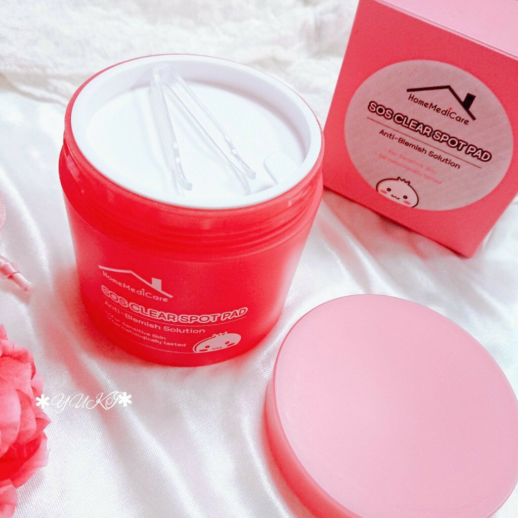 yuki on LIPS 「ピンクのパケがめちゃくちゃ可愛い❤⇒両面が使用出来るパッド⇒た..」(8枚目)