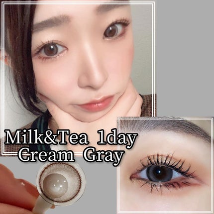 chuuLENS Milk&Tea 1day/chuu LENS/ワンデー(1DAY)カラコンを使ったクチコミ(3枚目)