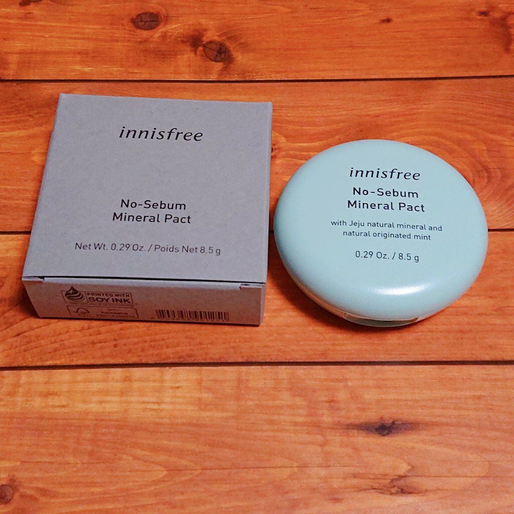 ノーセバム ミネラルパクト N/innisfree/プレストパウダーを使ったクチコミ(1枚目)