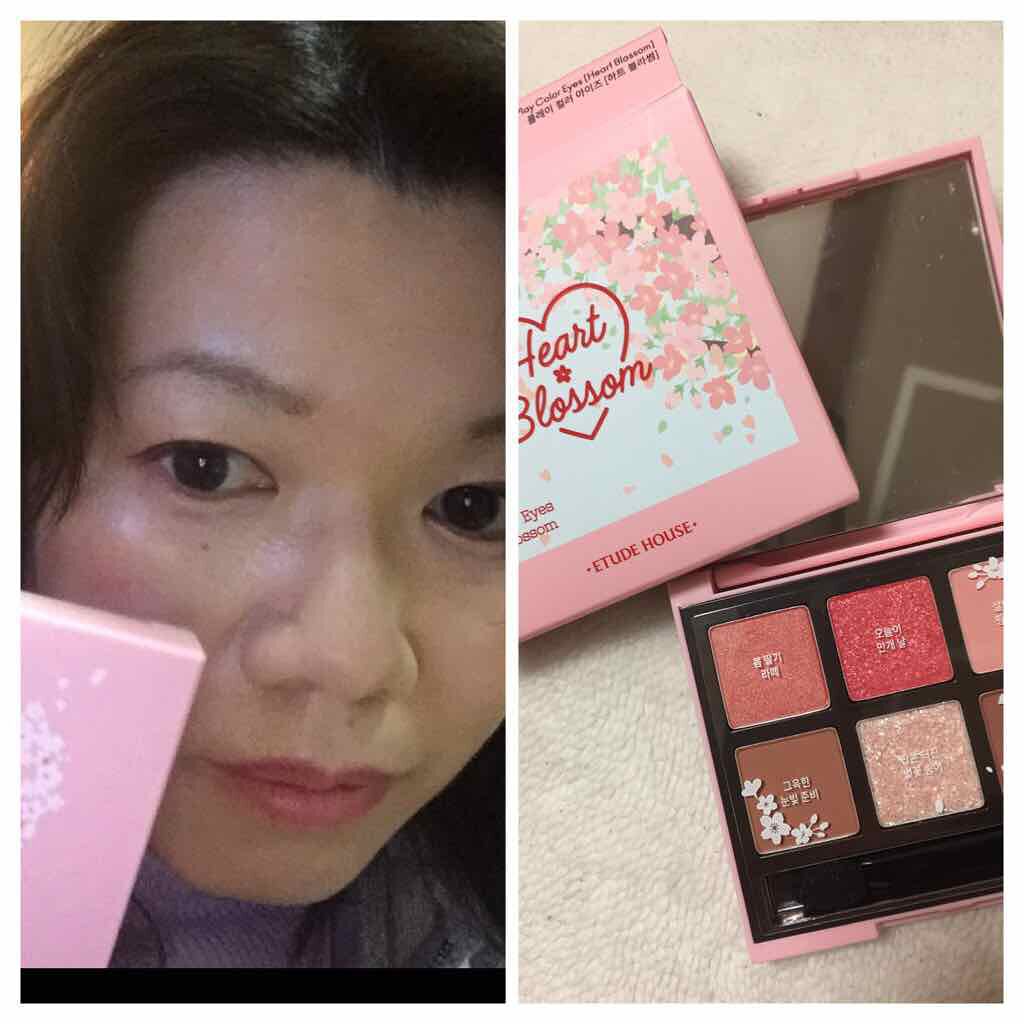 ハート プレイカラーアイズ/ETUDE/アイシャドウパレットを使ったクチコミ（1枚目）
