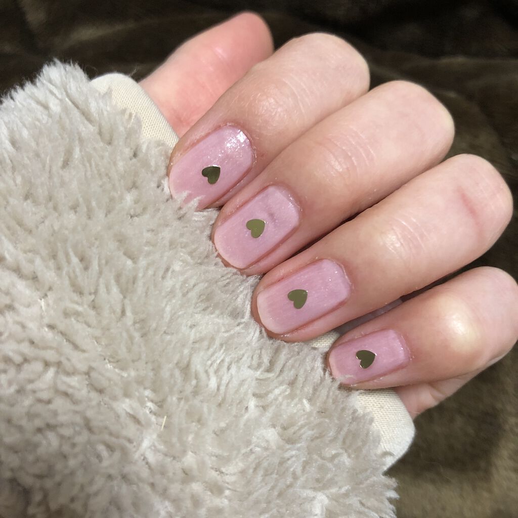 ネイル エナメル 314 パープル系パール/ちふれ/マニキュアを使ったクチコミ（2枚目）