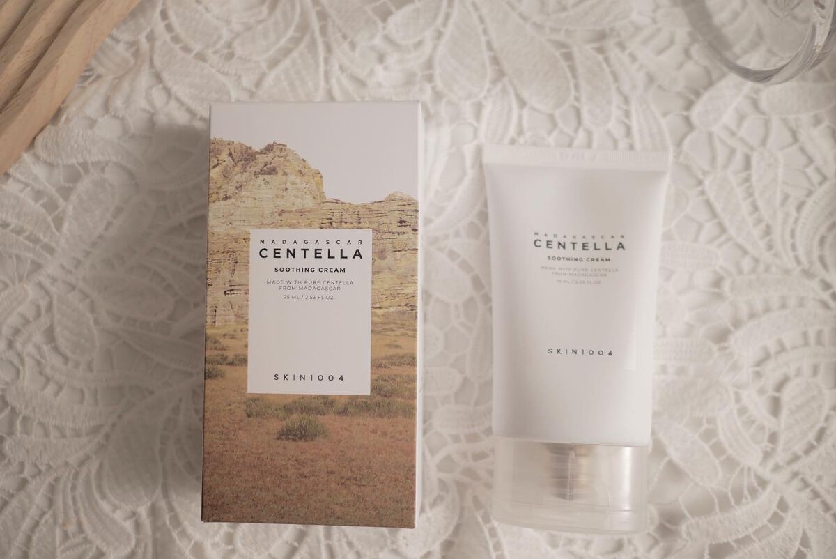 センテラ スージングクリーム/SKIN1004/フェイスクリームを使ったクチコミ(2枚目)