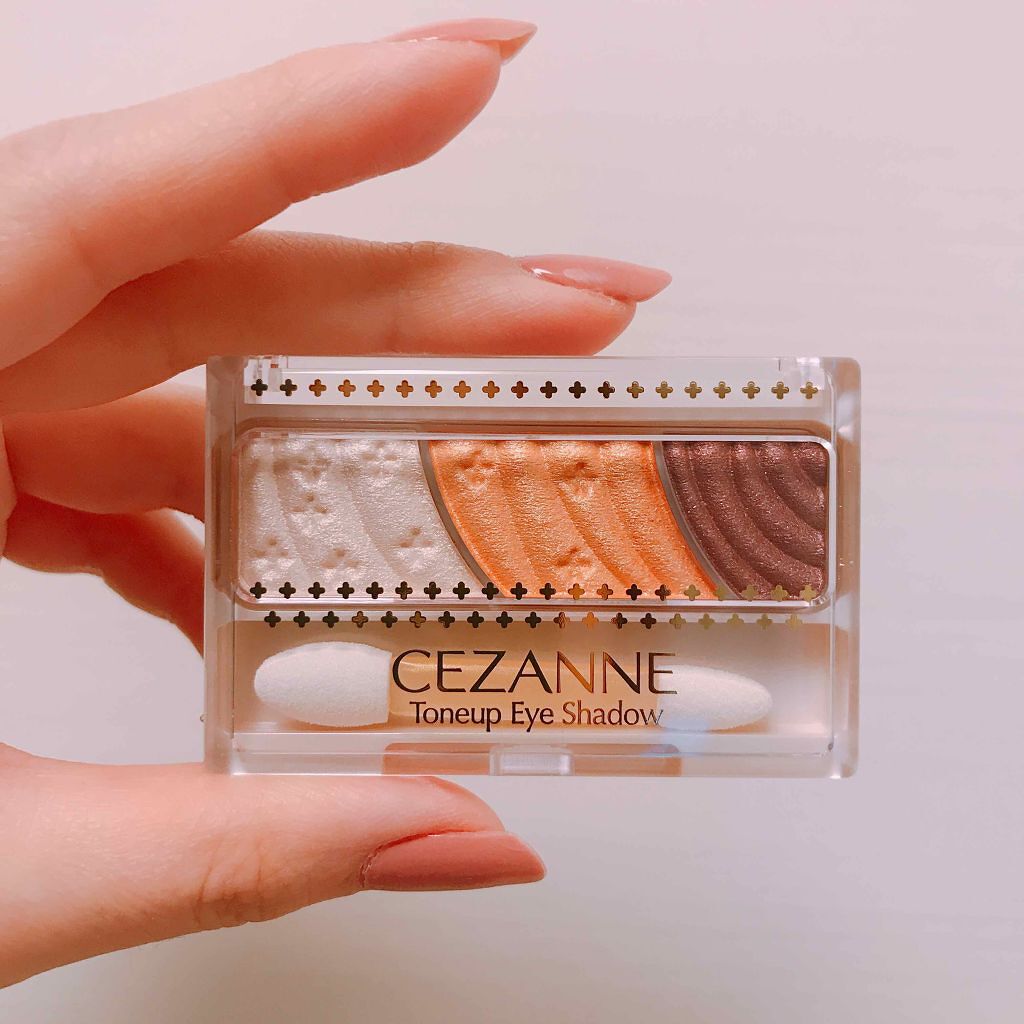 トーンアップアイシャドウ/CEZANNE/アイシャドウパレットを使ったクチコミ(1枚目)