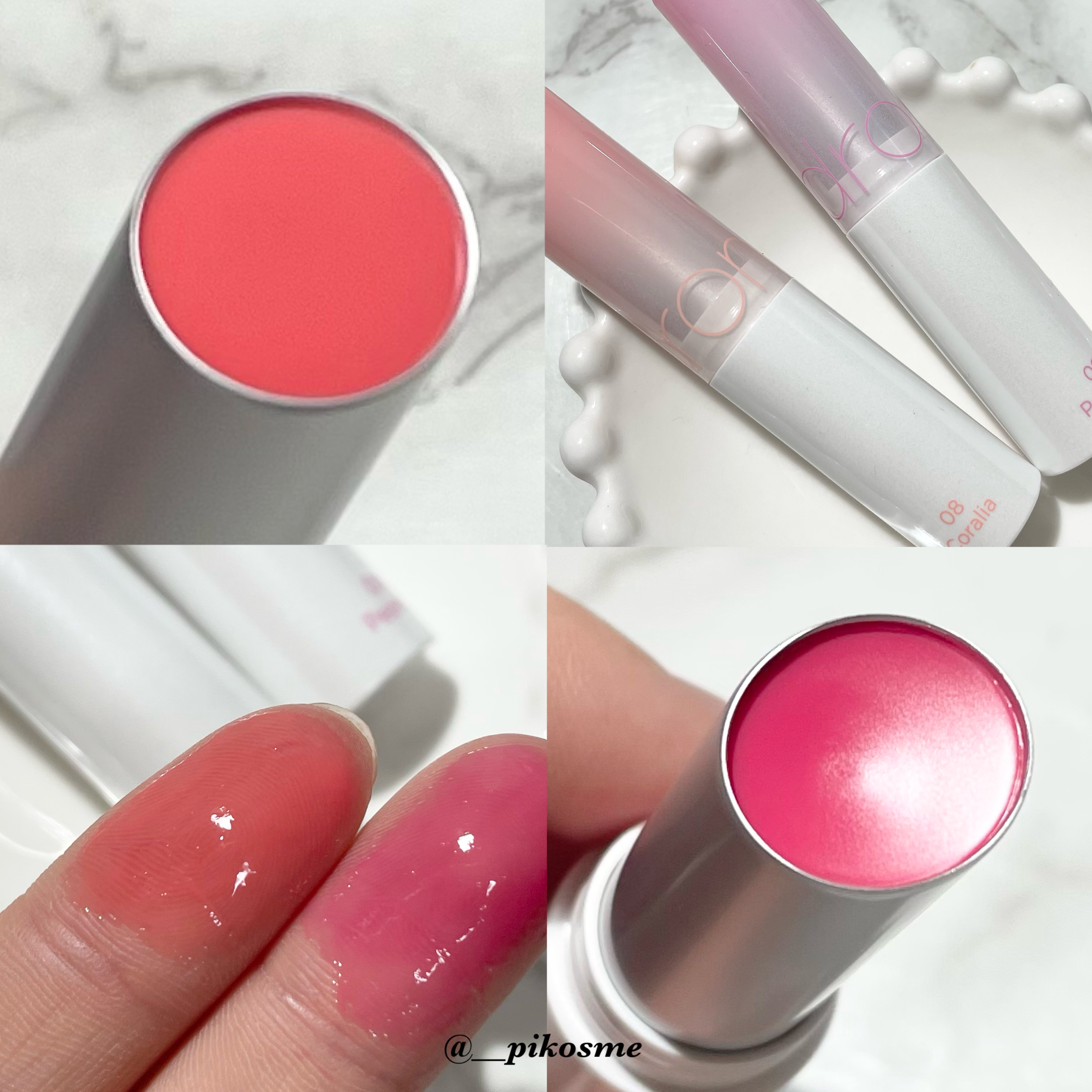 グラスティングメルティングバーム/rom&nd/リップバームを使ったクチコミ（3枚目）