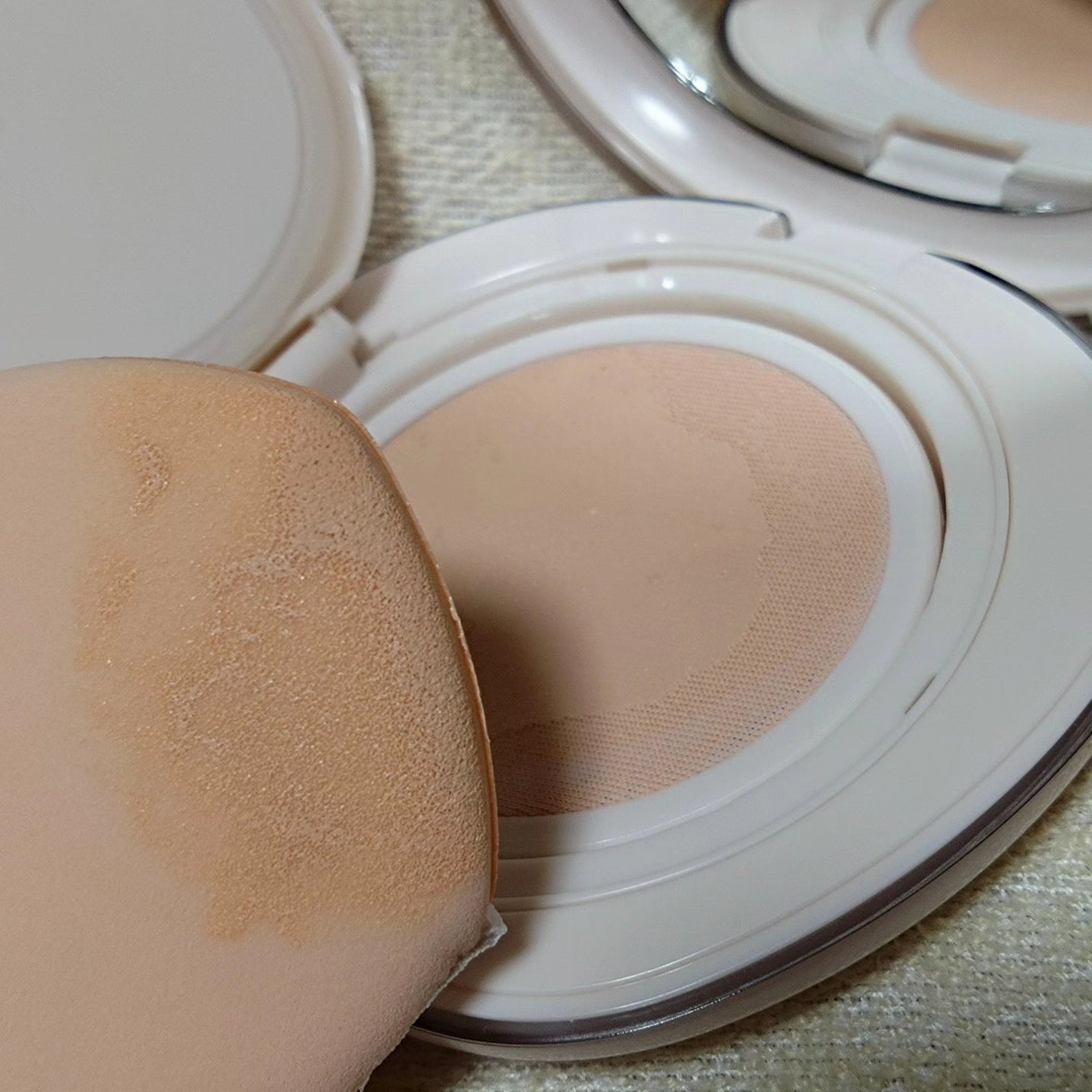 ブリージンググロークッション/Healus/クッションファンデーションを使ったクチコミ(6枚目)