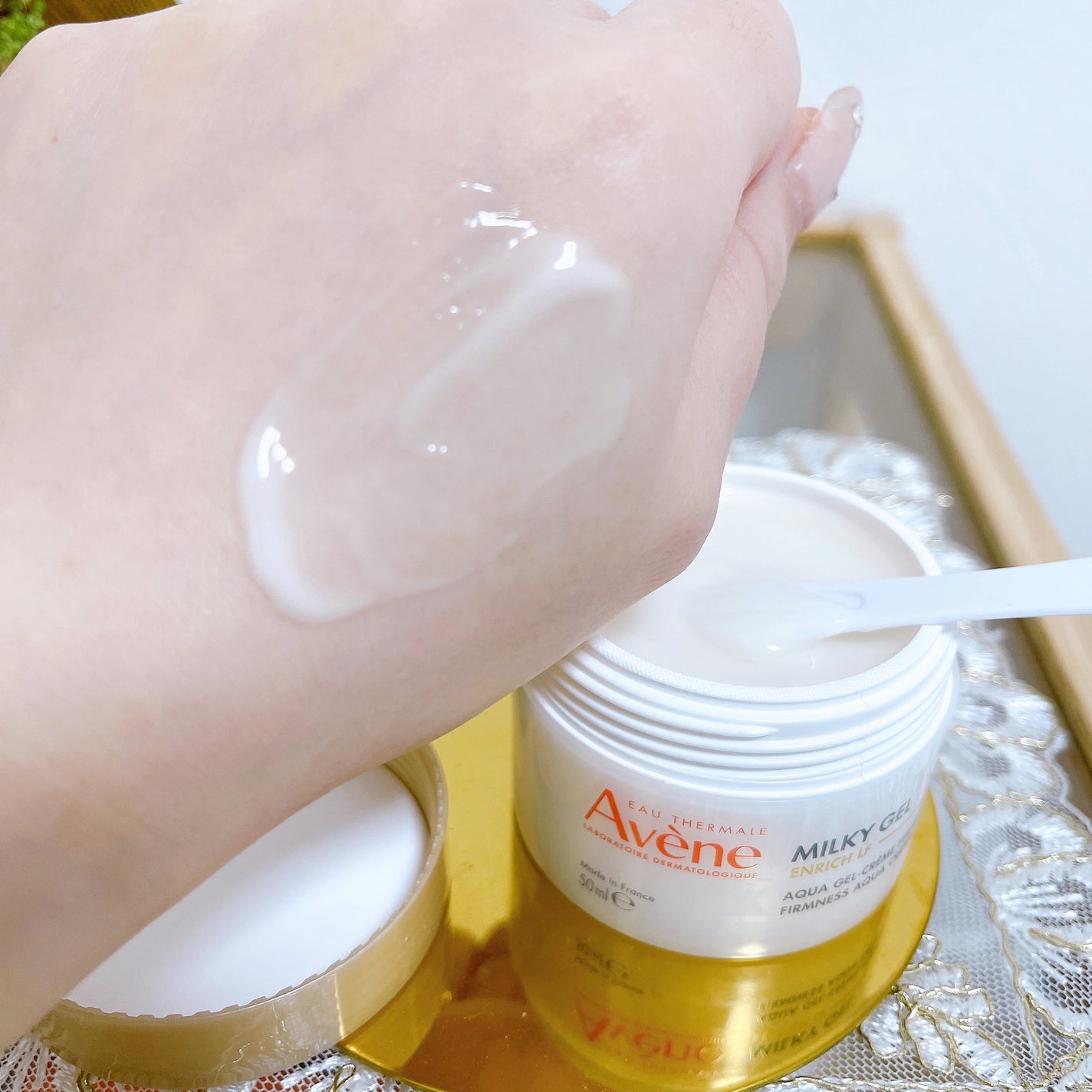 ミルキージェル エンリッチ LF/アベンヌ/フェイスクリームを使ったクチコミ(3枚目)