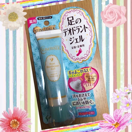 【薬用】足のデオドラントジェル 足指・足裏用(フレッシュソープの香り)/SLIMWALK/デオドラント・制汗剤を使ったクチコミ(1枚目)