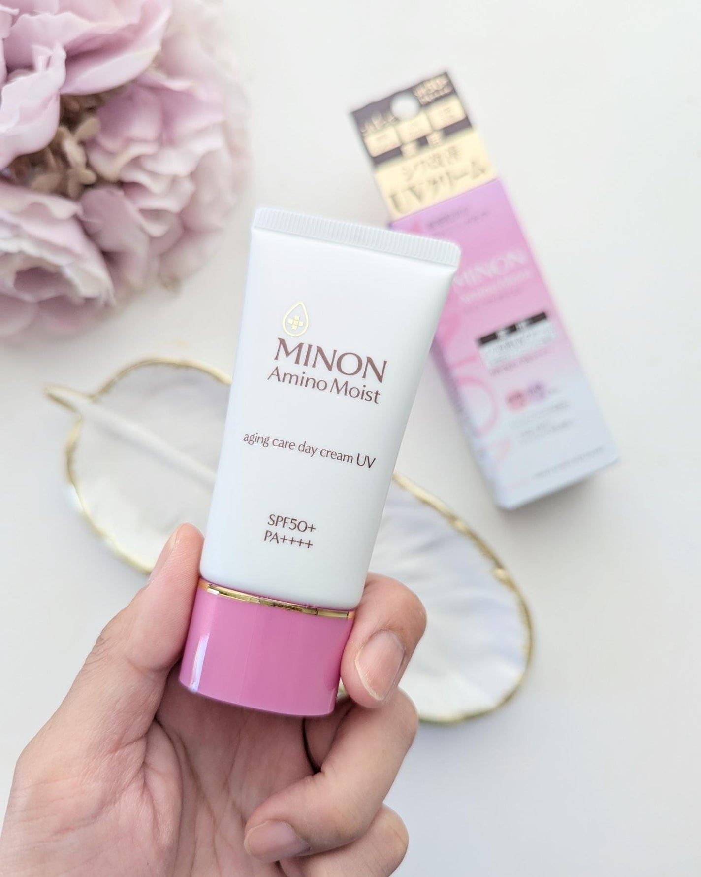 ミノン アミノモイスト エイジングケア デイクリームUV/ミノン/日焼け止めクリームを使ったクチコミ(2枚目)