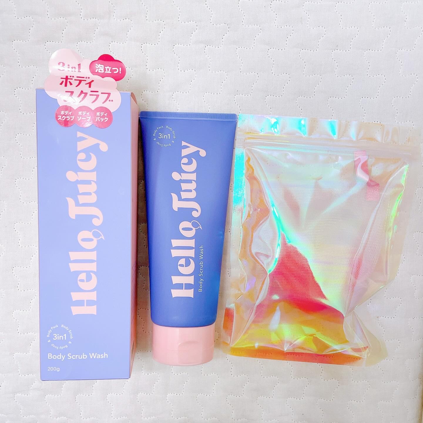 ボディスクラブウォッシュ/Hello Juicy/ボディスクラブを使ったクチコミ（1枚目）