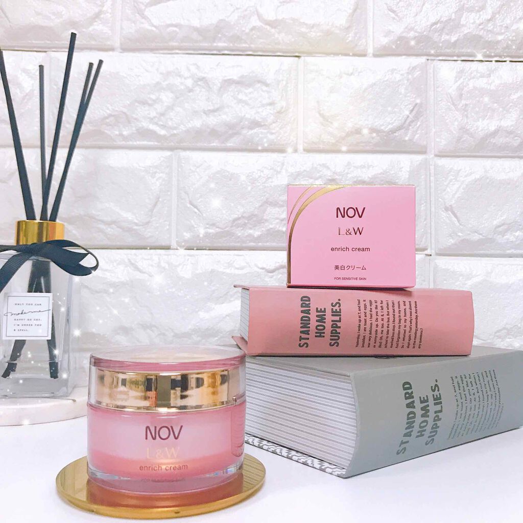 L&W エンリッチクリーム/NOV/フェイスクリームを使ったクチコミ(1枚目)
