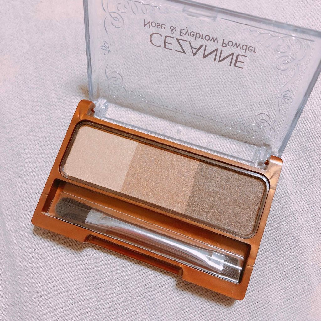 ノーズ&アイブロウパウダー/CEZANNE/パウダーアイブロウを使ったクチコミ(2枚目)