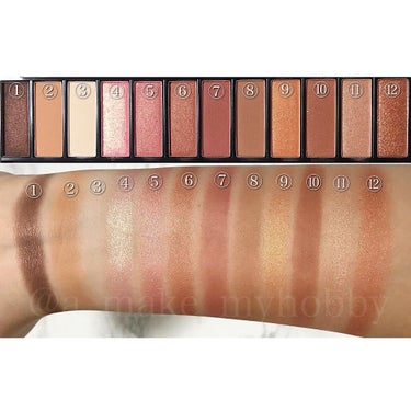 UR GLAM LUXE　12 COLORS EYESHADOW PALLET/U R GLAM/アイシャドウパレットを使ったクチコミ（2枚目）