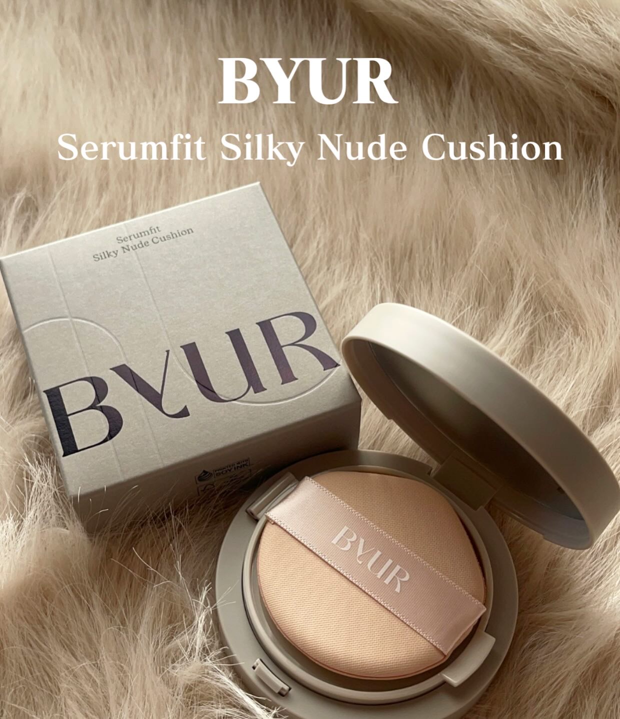 セラムフィット シルキーヌードクッション/ByUR/クッションファンデーションを使ったクチコミ（1枚目）