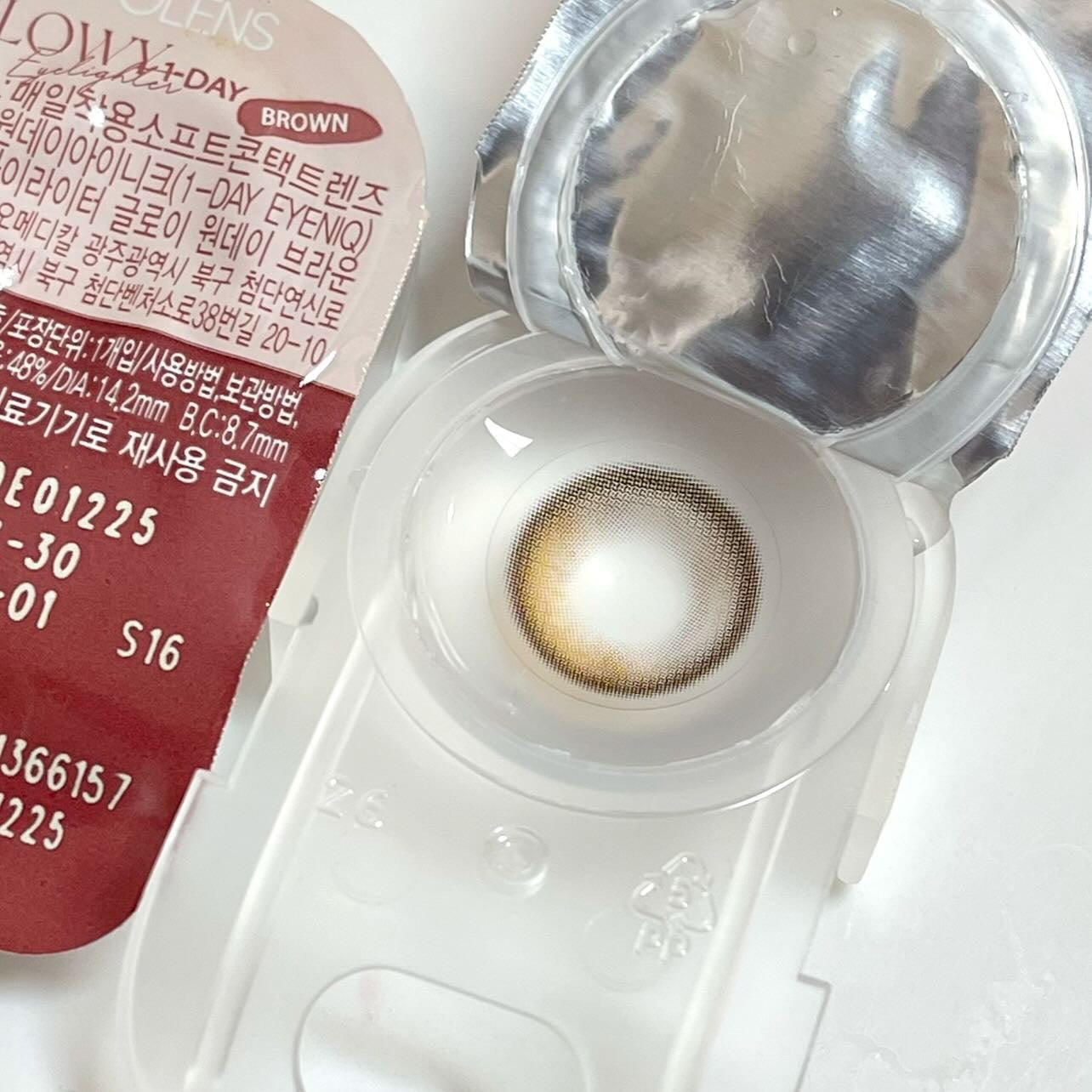 Glowy 1day/OLENS/ワンデー(1DAY)カラコンを使ったクチコミ(3枚目)