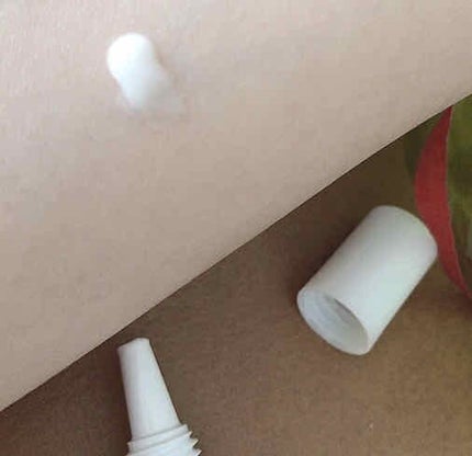 薬用美白スポッツクリーム/なめらか本舗/フェイスクリームを使ったクチコミ(4枚目)