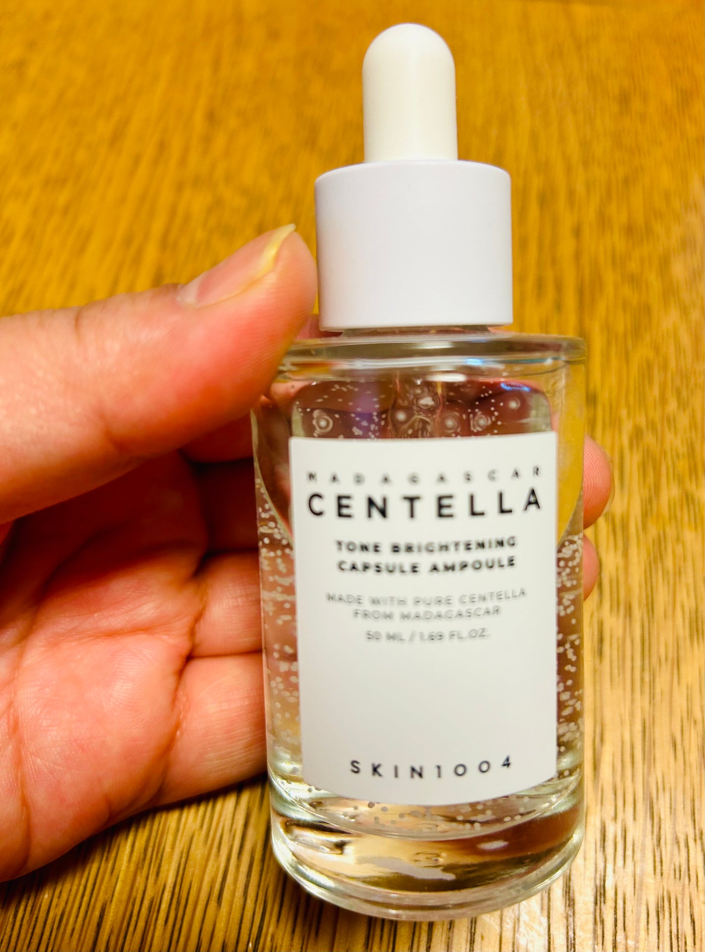 トーンブライトニング カプセルアンプル/SKIN1004/美容液を使ったクチコミ(1枚目)