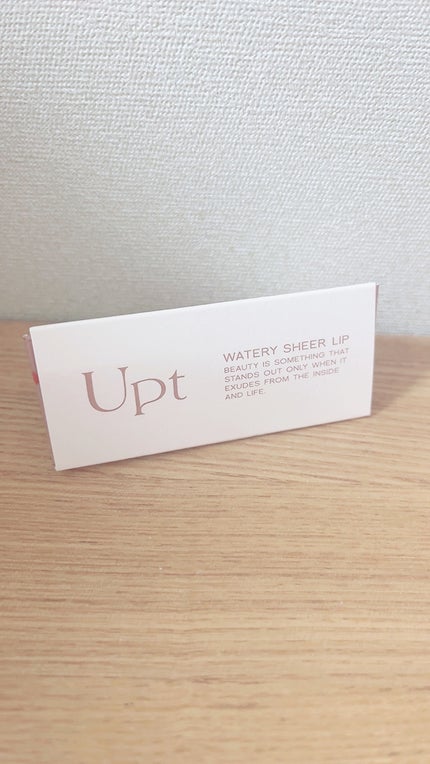 Upt WATERY SHEER LIP /Upt/口紅を使ったクチコミ(1枚目)