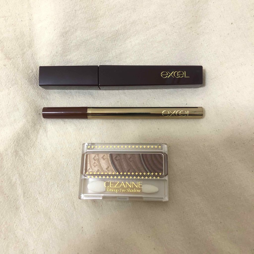 スキニーリッチライナー/excel/リキッドアイライナーを使ったクチコミ（2枚目）