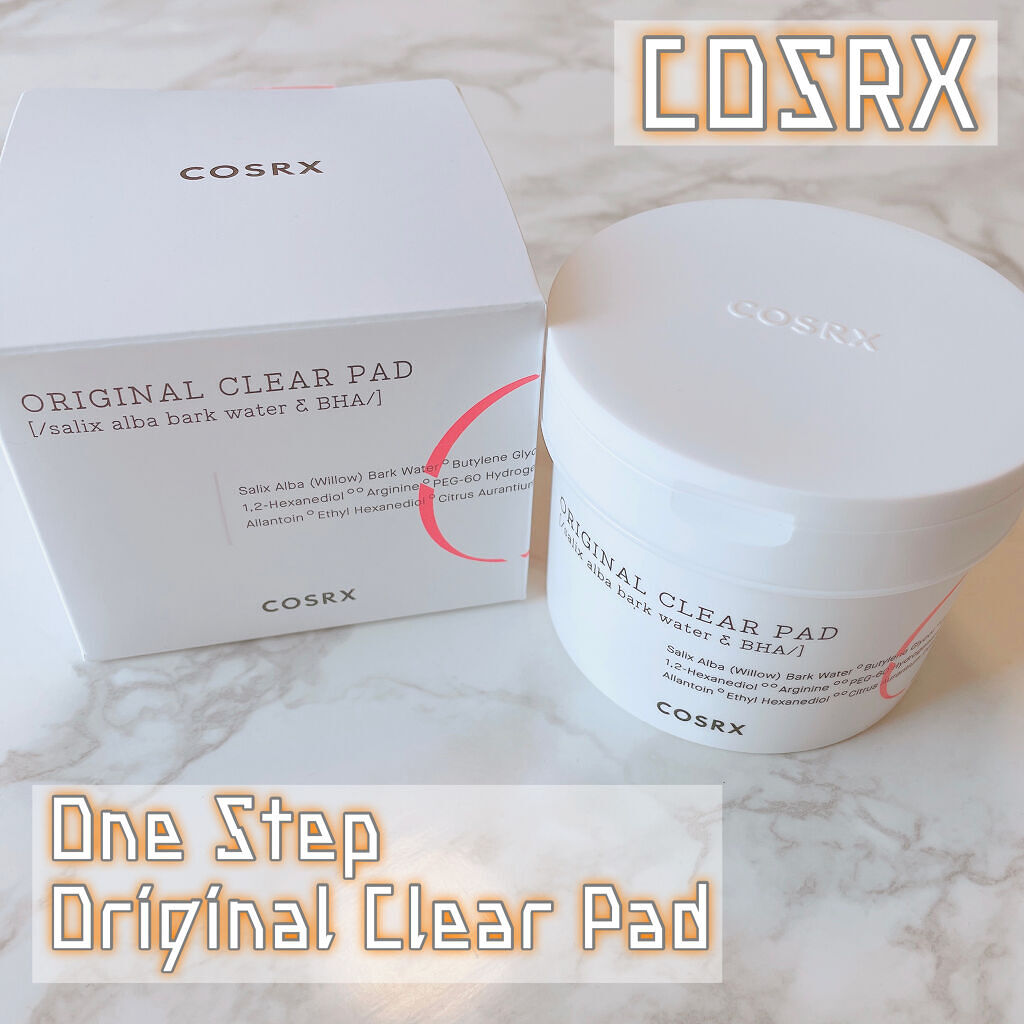 ワンステップオリジナルクリアパッド/COSRX/トナーパッドを使ったクチコミ（1枚目）