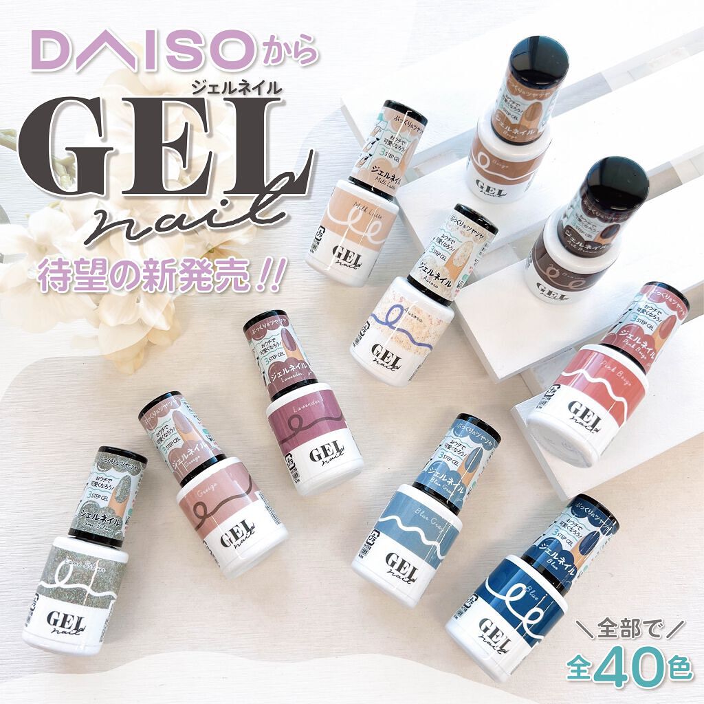 BRG ジェルネイル/DAISO/ジェルネイルを使ったクチコミ（2枚目）