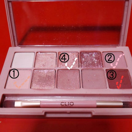 プロ アイ パレット/CLIO/アイシャドウパレットを使ったクチコミ(2枚目)