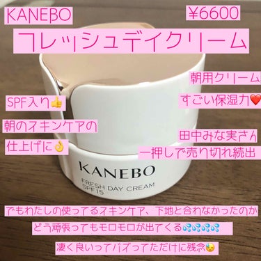 カネボウ フレッシュ デイ クリーム/KANEBO/化粧下地を使ったクチコミ（2枚目）