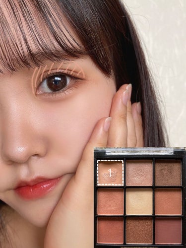 UR GLAM　BLOOMING EYE COLOR PALETTE/U R GLAM/アイシャドウパレットを使ったクチコミ（2枚目）