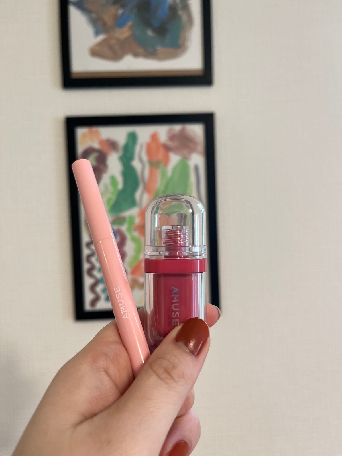 ジェルフィットティント/AMUSE/リップティントを使ったクチコミ(1枚目)