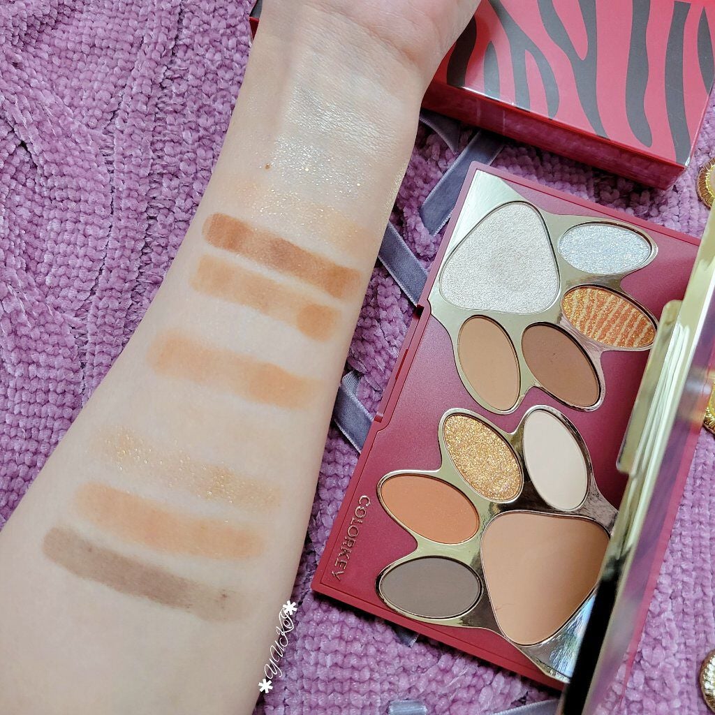 トラ十色アイシャドウパレット/COLORKEY/アイシャドウパレットを使ったクチコミ(7枚目)