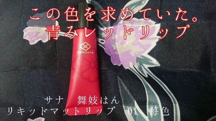 リキッドマットリップ/舞妓はん/口紅を使ったクチコミ(1枚目)