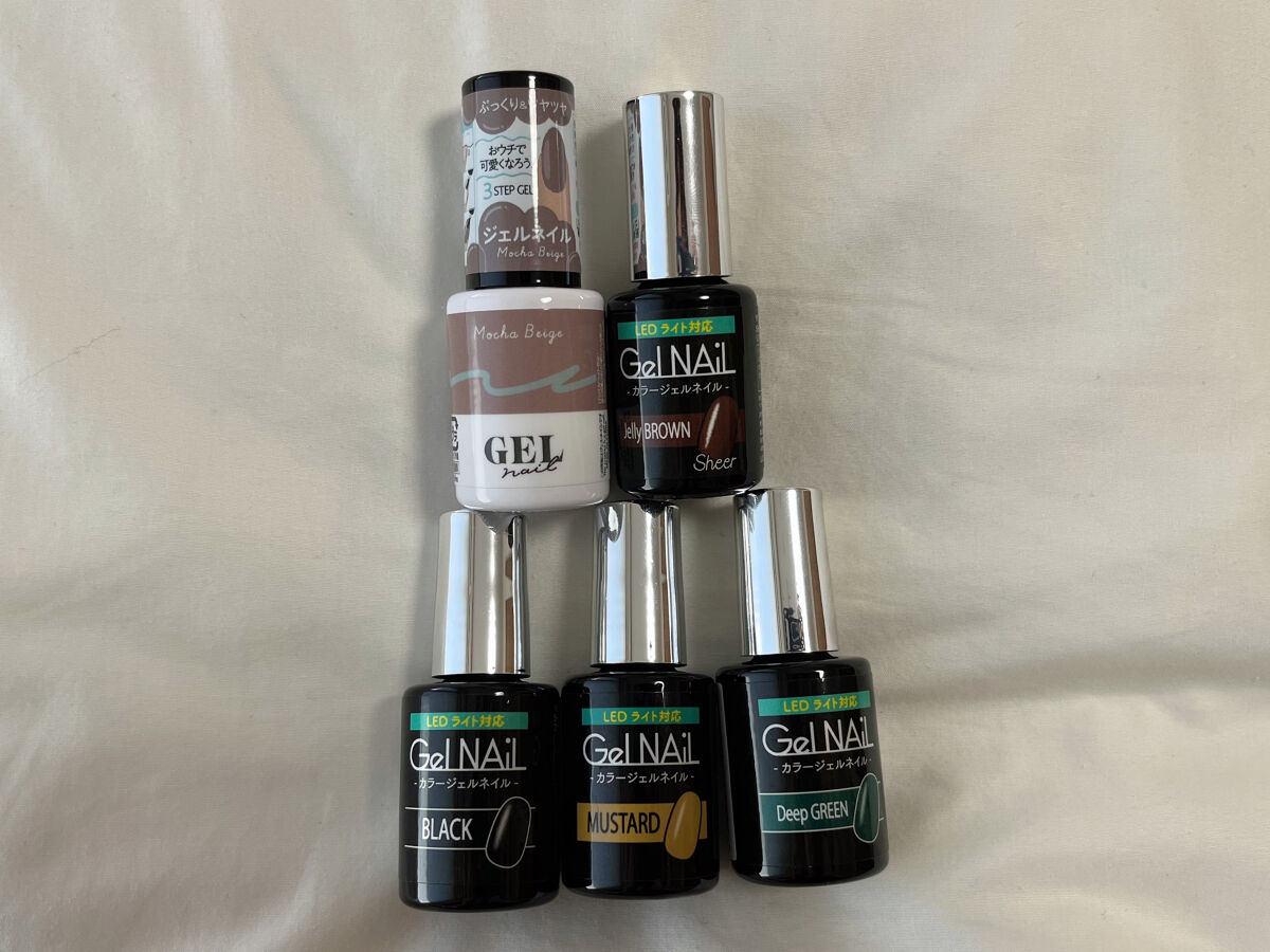 BRG ジェルネイル 45 マロンブラウン/DAISO/ジェルネイルを使ったクチコミ（2枚目）
