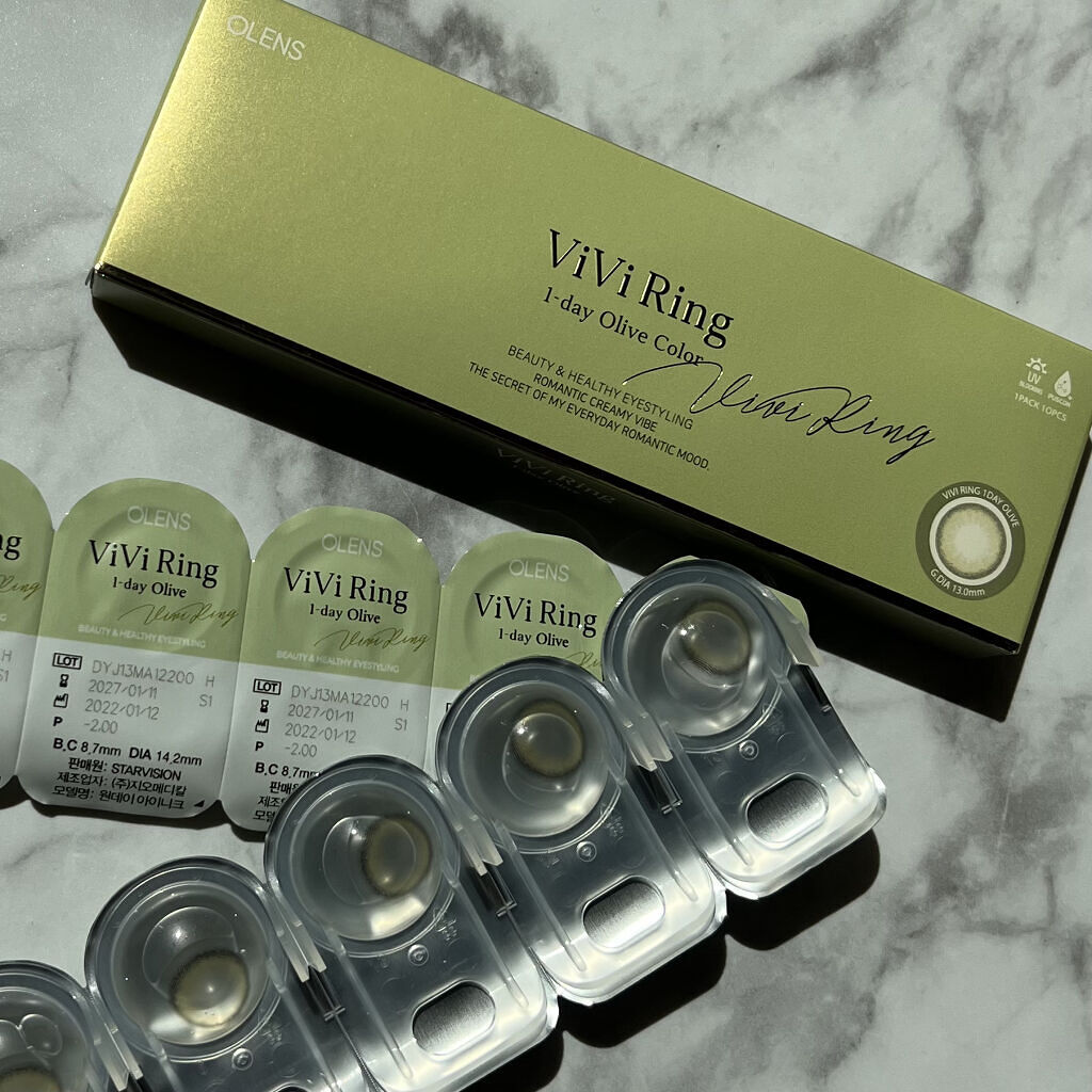 ViVi Ring 1day/OLENS/ワンデー（１DAY）カラコンを使ったクチコミ（2枚目）