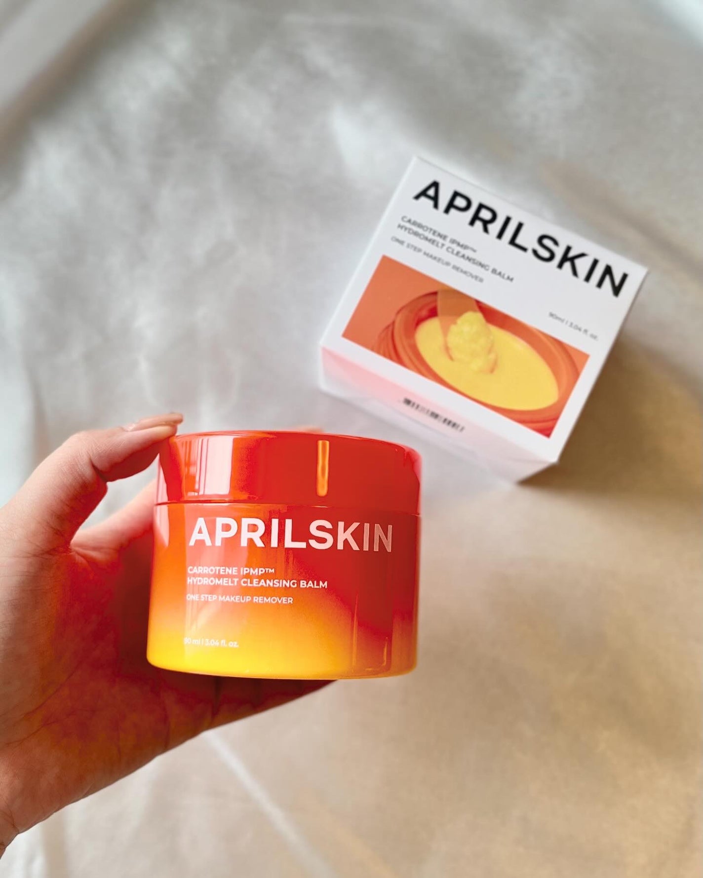 カロテンIPMP(TM) とろけるクレンジングバーム /APRILSKIN/クレンジングバームを使ったクチコミ(1枚目)