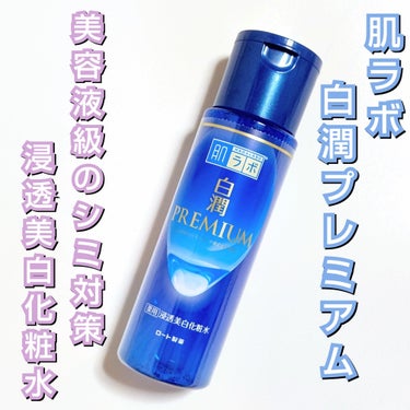 白潤プレミアム薬用浸透美白化粧水 170ml（ボトル）/肌ラボ/化粧水を使ったクチコミ（1枚目）