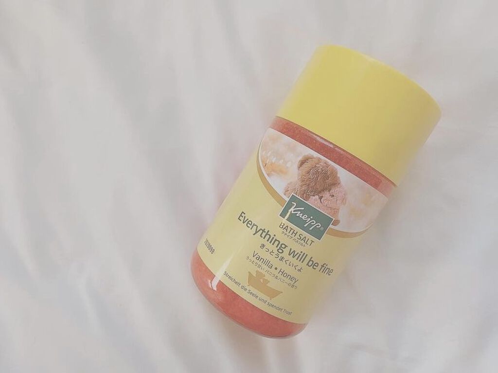 クナイプ バスソルト バニラ＆ハニーの香り/クナイプ/無機塩系入浴剤を使ったクチコミ（1枚目）