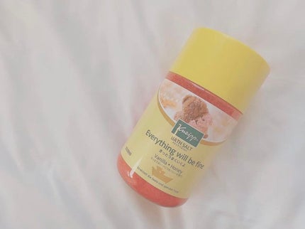 クナイプ バスソルト バニラ&ハニーの香り/クナイプ/無機塩系入浴剤を使ったクチコミ(1枚目)