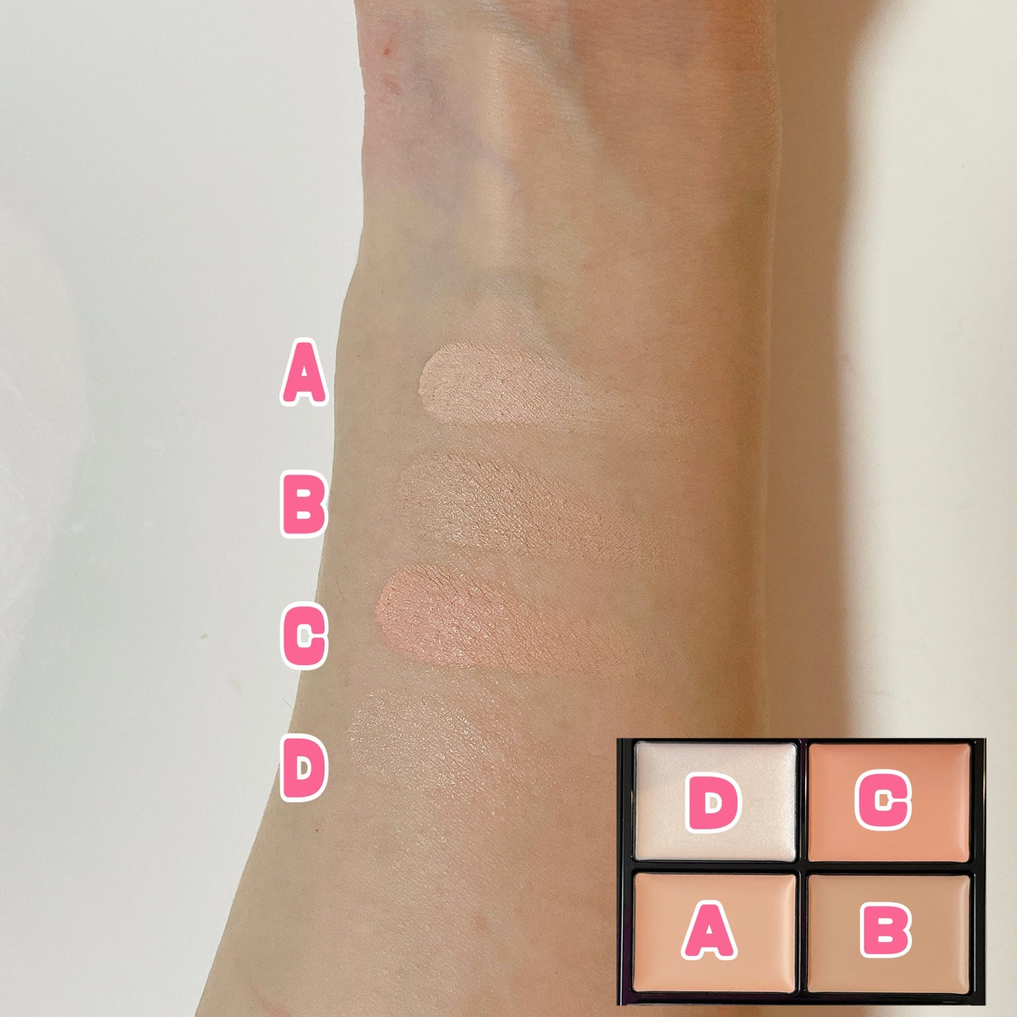 トーンパーフェクティング パレット/DECORTÉ/パレットコンシーラーを使ったクチコミ(2枚目)