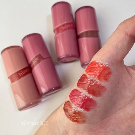 ロウグロウジェルティント/hince/リップティントを使ったクチコミ(2枚目)