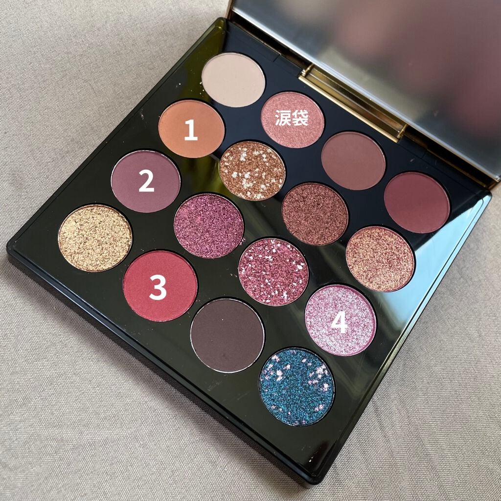 大英博物館 エジプトシリーズ アイシャドウパレット/ZEESEA/アイシャドウパレットを使ったクチコミ(2枚目)