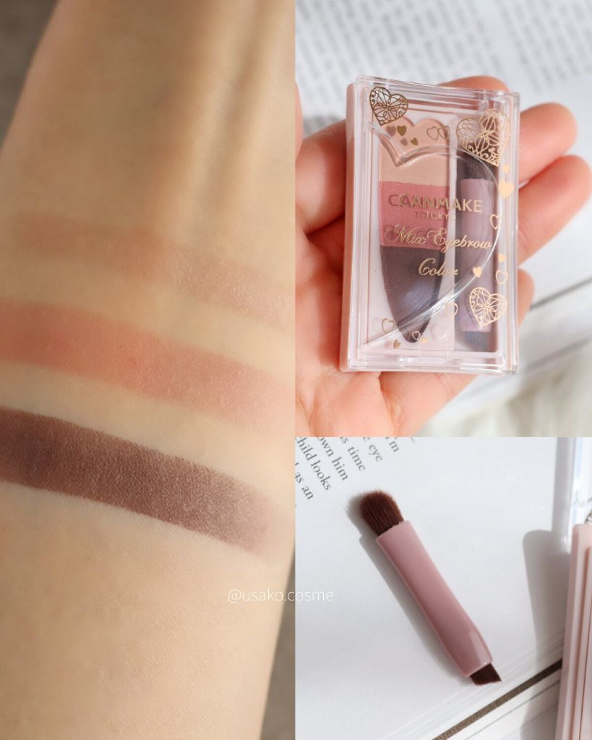 ミックスアイブロウカラー/キャンメイク/パウダーアイブロウを使ったクチコミ(3枚目)