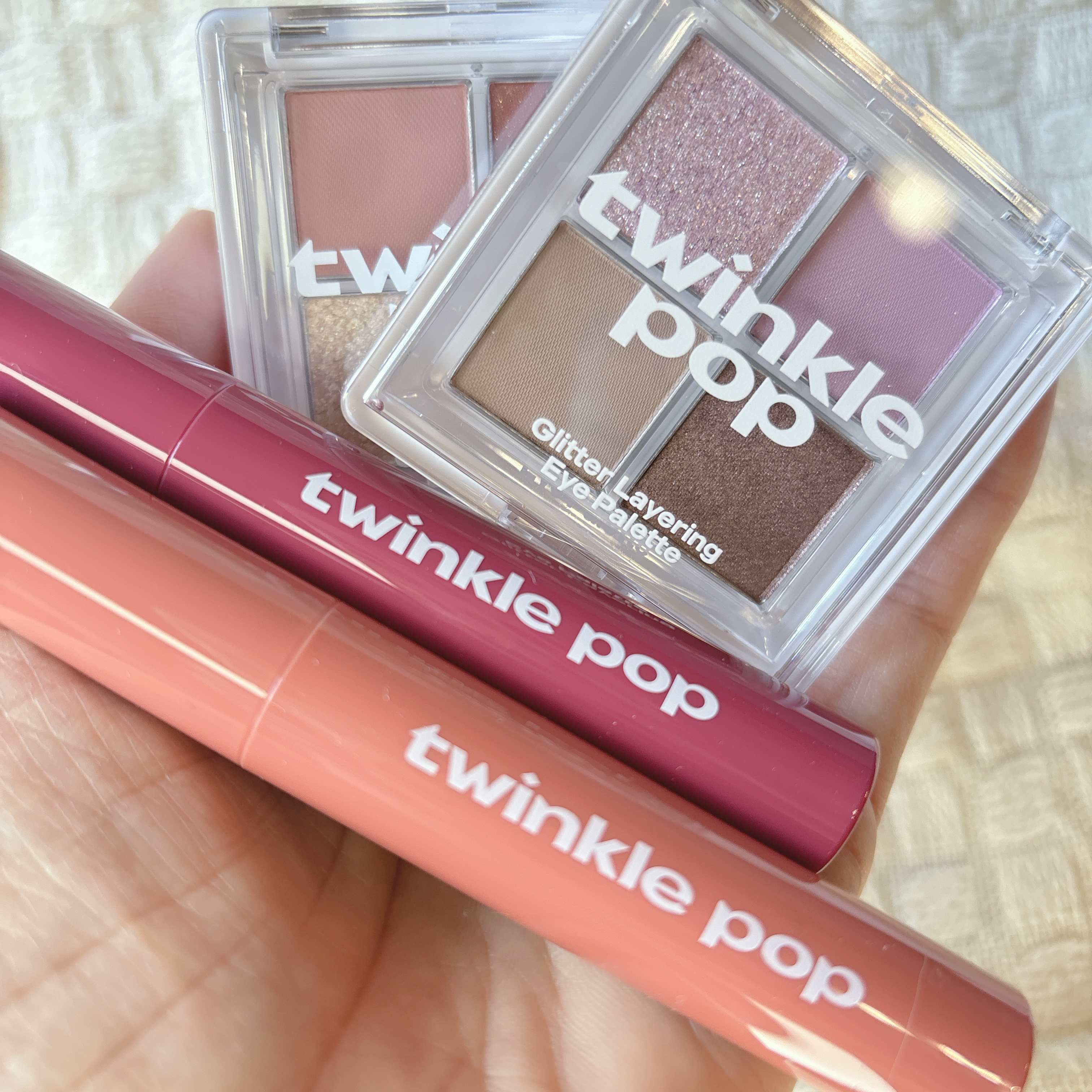 グリッターレイヤリングアイシャドウパレット/TWINKLE POP/アイシャドウパレットを使ったクチコミ（2枚目）
