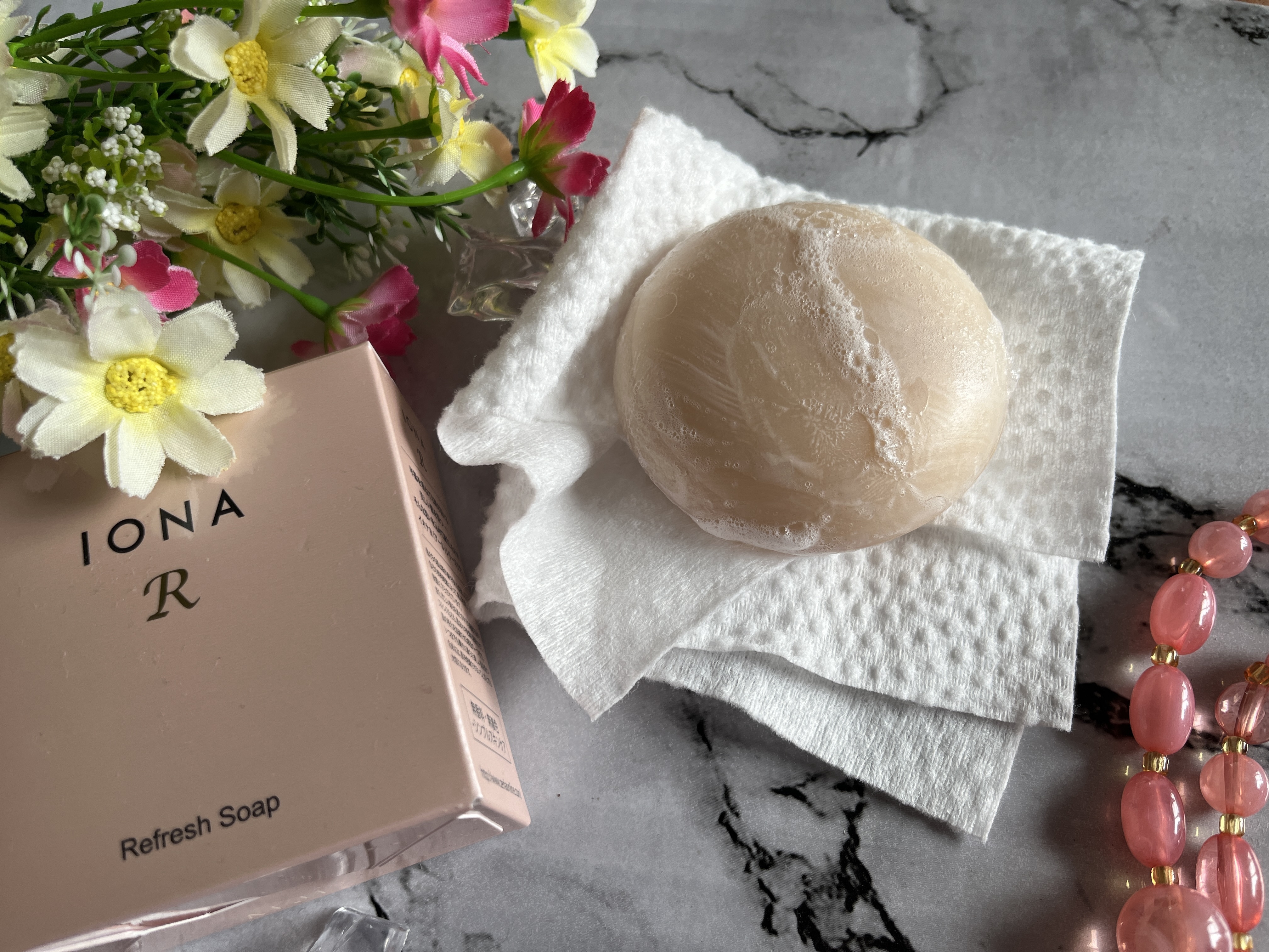 イオナR リフレッシュソープ/イオナR (イオナアール)/洗顔石鹸を使ったクチコミ（3枚目）